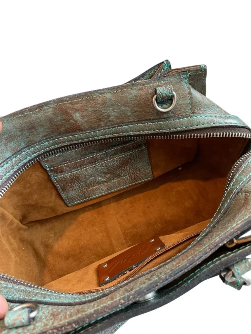 Patricia Nash turquoise tooled